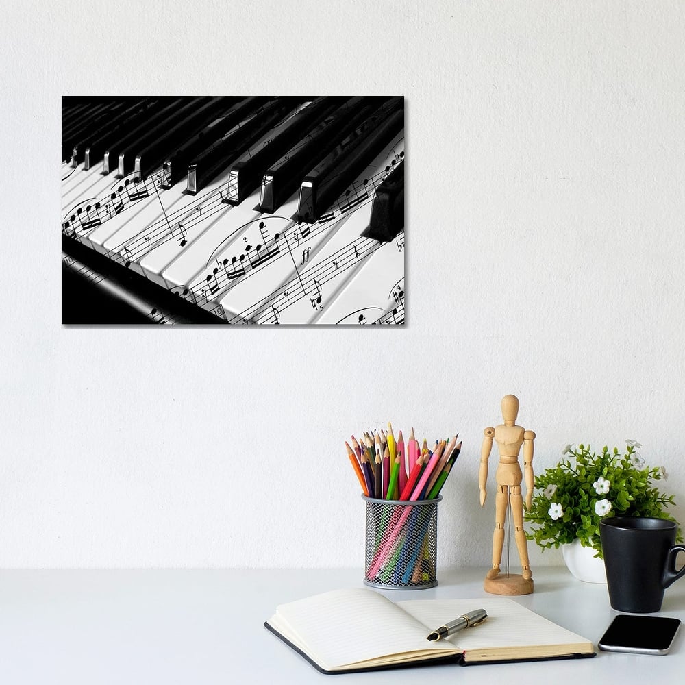 iCanvas "Piano" by Unknown Artist Canvas Print
