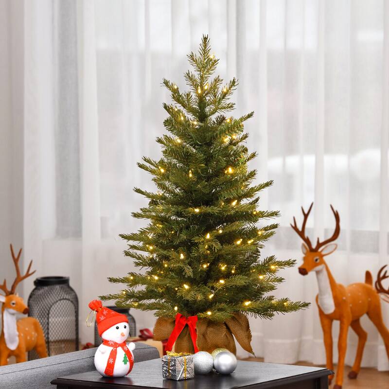 National Tree Company 3 ft. Spruce LED Battery-operated Christmas Tree - 3 ft - 3 ft
