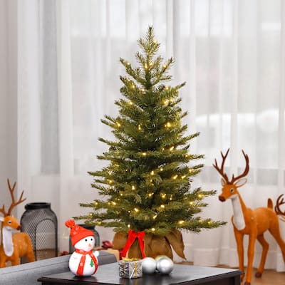 National Tree Company 3 ft. Spruce LED Battery-operated Christmas Tree - 3 ft