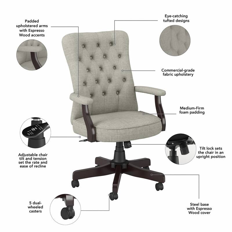 Arden Lane High Back Office Chair with Arms by Bush Business Furniture