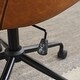 preview thumbnail 34 of 37, Back Support Home Desk Chair, Ergonomic Chair with Frame and Arms, Height Adjustable Rolling Swivel Office Chair - N/A