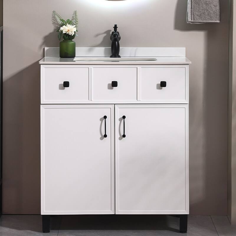 24 Inch Bathroom Vanity with Sink Stylish and Modern Affordable Bathroom Furniture