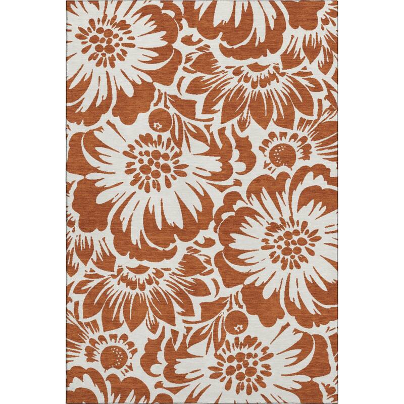 Premium Washable Super Soft Modern Floral Mayfield Rug