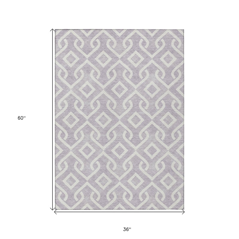 HomeRoots Geometric Transitional Rectangle Outdoor Rug