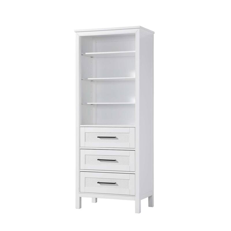 Winslow 16-28 Inch Open Shelving Bath Storage Cabinet