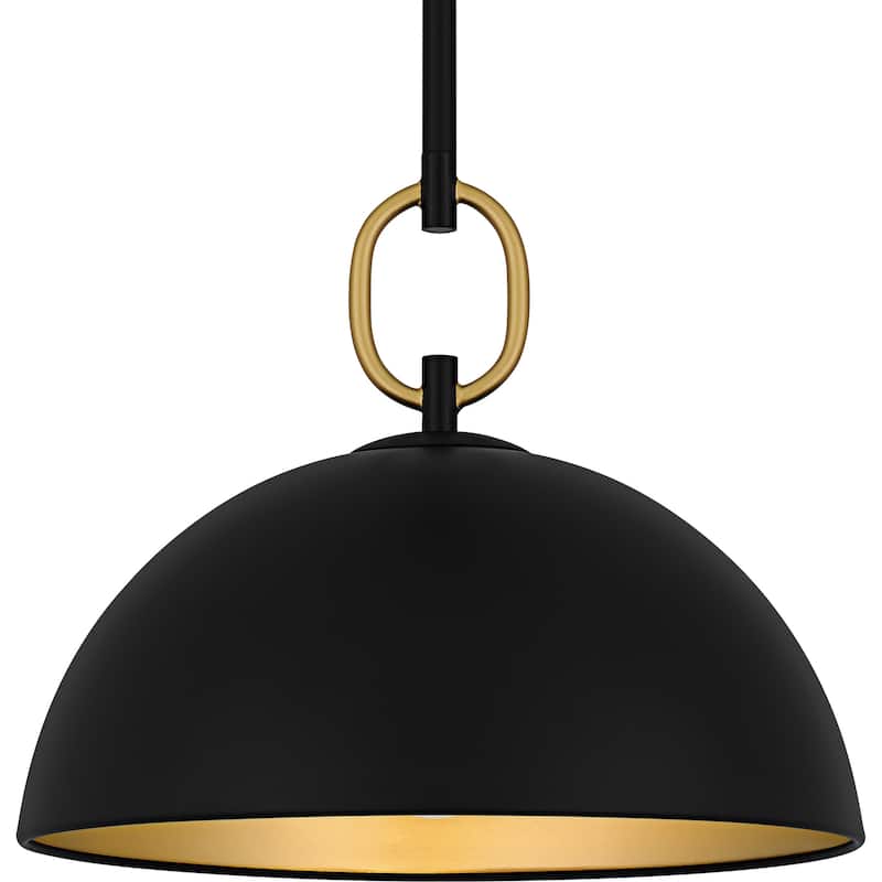 Cleo 1-Light Matte Black Pendant