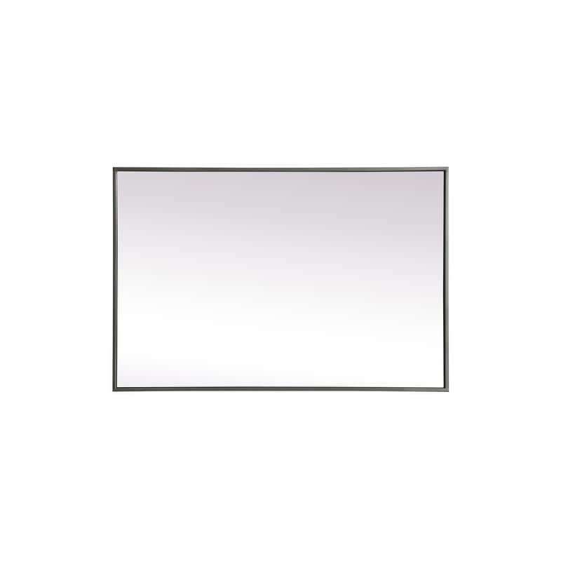 Indigo Home Metal Frame Rectangle Mirror 24x36 Inch