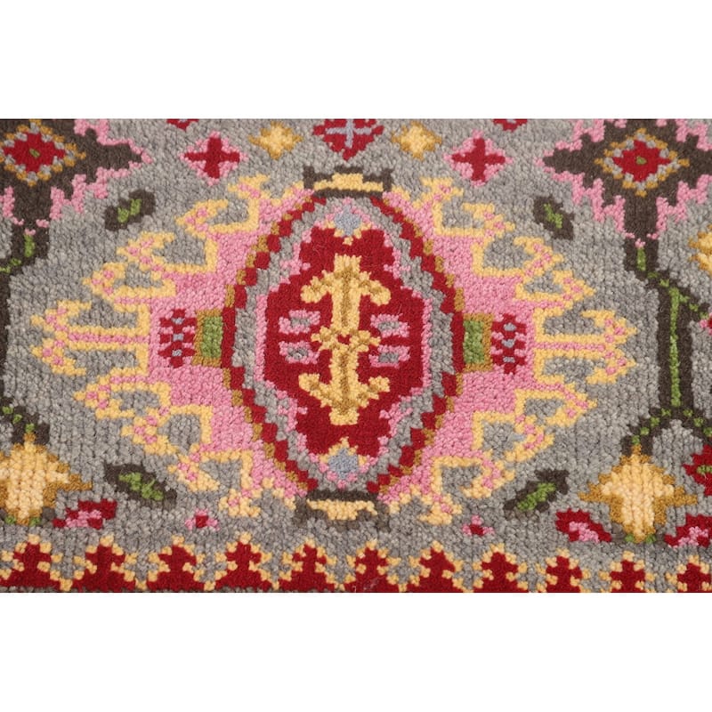 Kazak Oriental Foyer Rug Hand-Knotted Wool Carpet - 3'0"x 5'2"