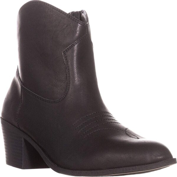 cowboy style ankle boots