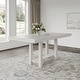 preview thumbnail 2 of 8, Signature Design by Ashley Robbinsdale White Counter Height Dining Extension Table - 42" W x 86" D x 36" H