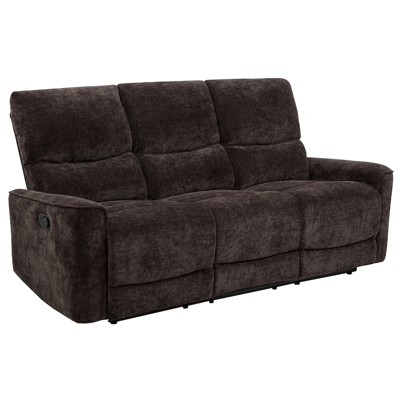 Navarro Chenille Upholstered Reclining Sofa - 79.25" x 37.75" x 40.25"