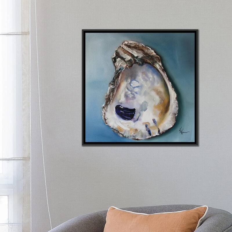 iCanvas "Maryland Oyster Shell" by Kristine Kainer Framed Canvas Print