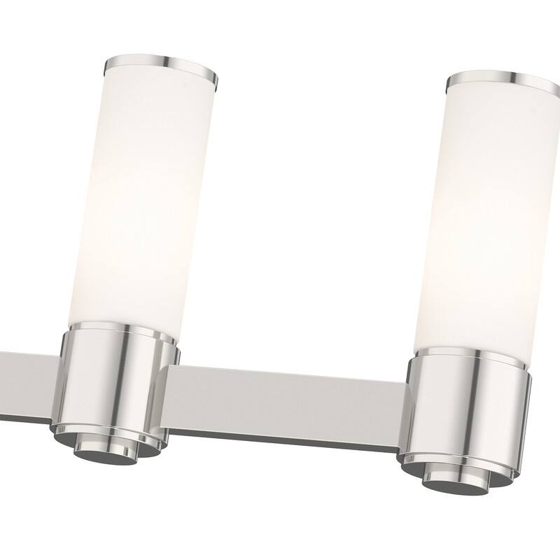 Livex Lighting 6-light Polished Nickel Bath Vanity, 52126-35 - 46" W X 9.75" H X 3.875" EXT
