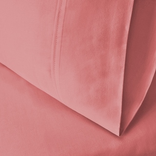 Superior Cotton Blend Solid Wrinkle-Free 2 Piece Pillowcase Set