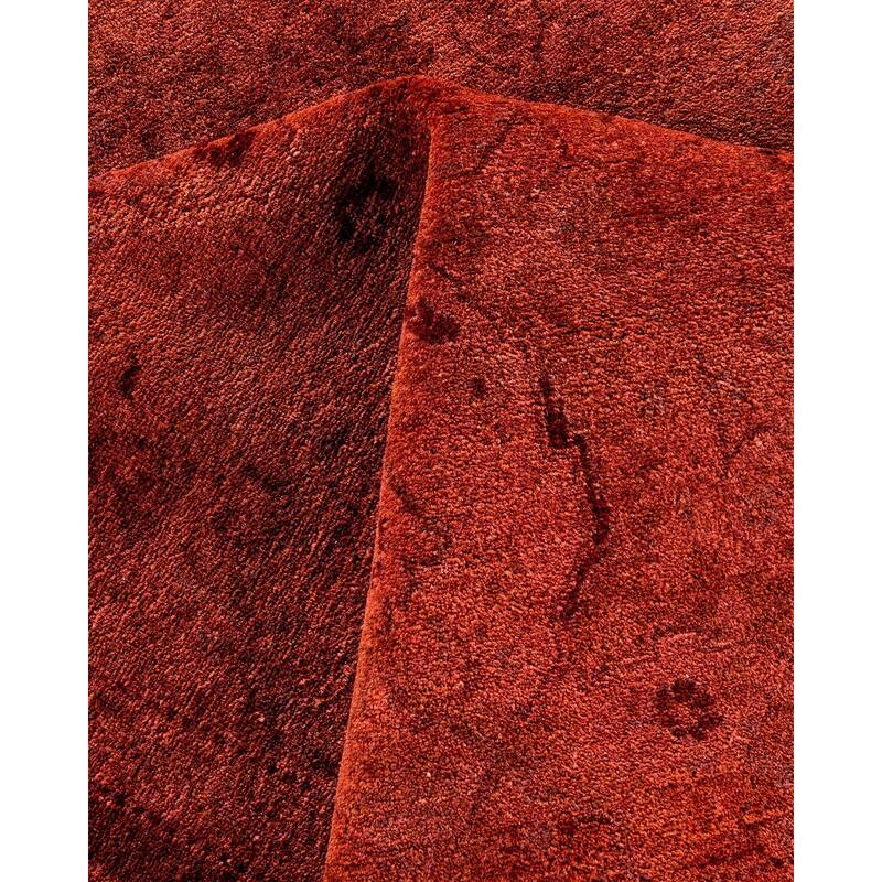 Fine Vibrance, One-of-a-Kind Hand-Knotted Area Rug - Pink, 6' 3" x 9' 3" - 6' 3" x 9' 3"