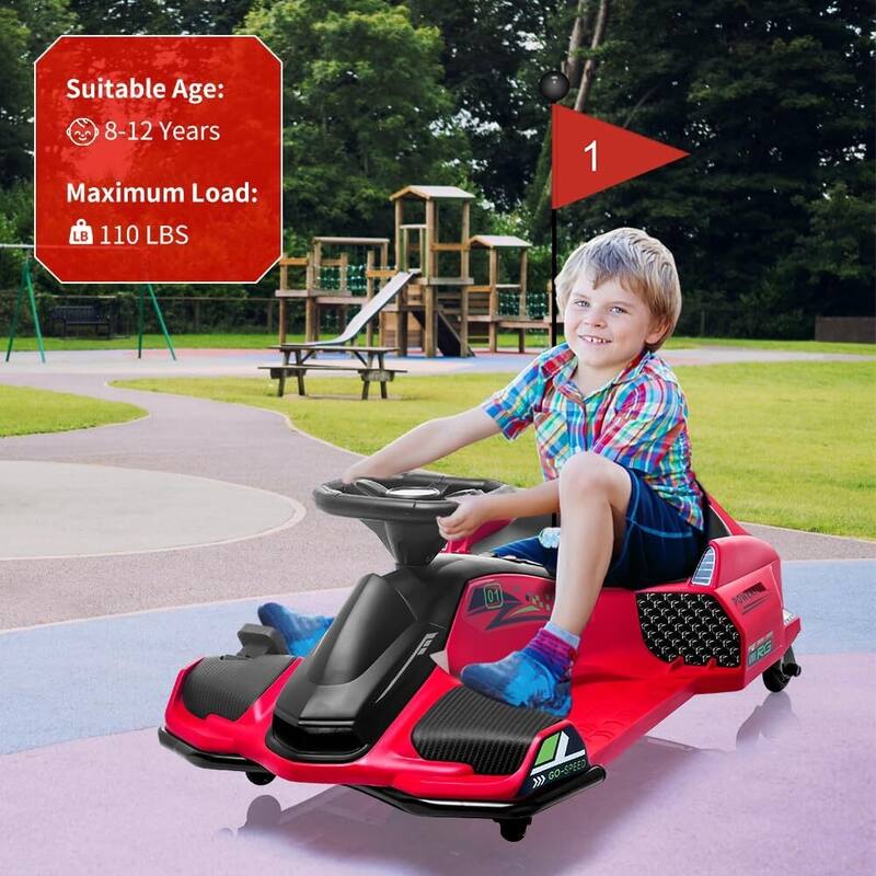 24V Kids Ride On Drifting Car with 180W Brushless Motor