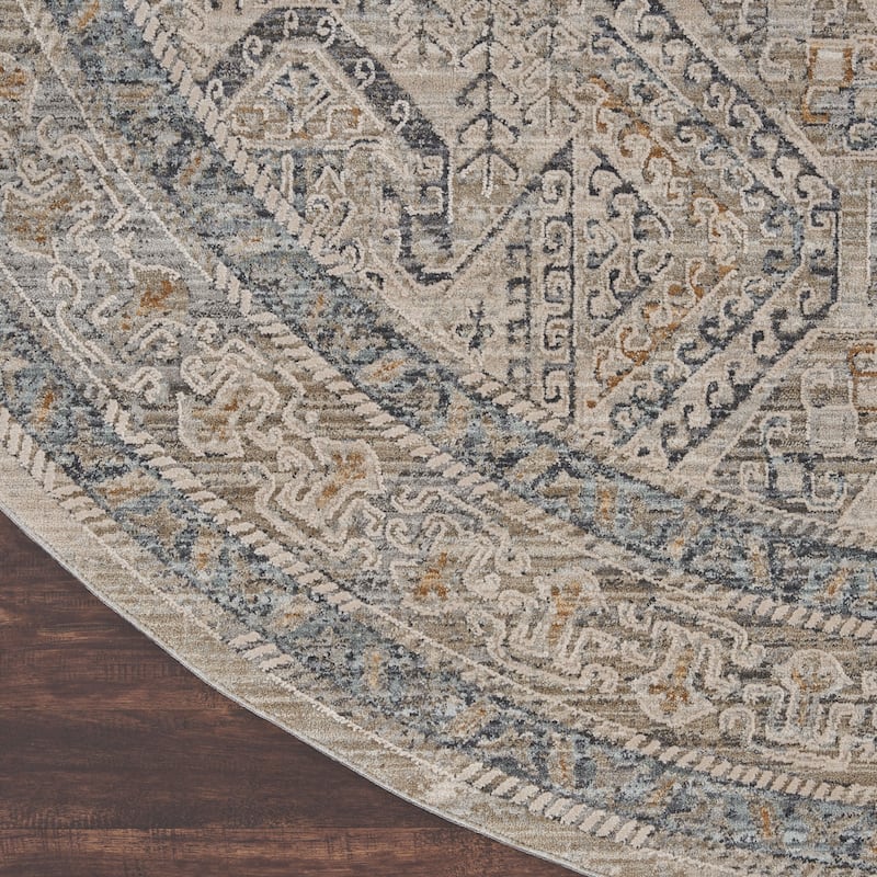 Nourison Nyle Vintage Persian Medallion Boho Area Rug
