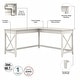 preview thumbnail 12 of 70, Key West 60W L Shaped Desk with Hutch by Bush Furniture