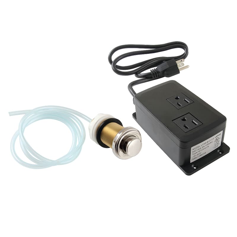 Trimscape Dual Outlet Garbage Disposal Air Switch Kit - Polished Nickel