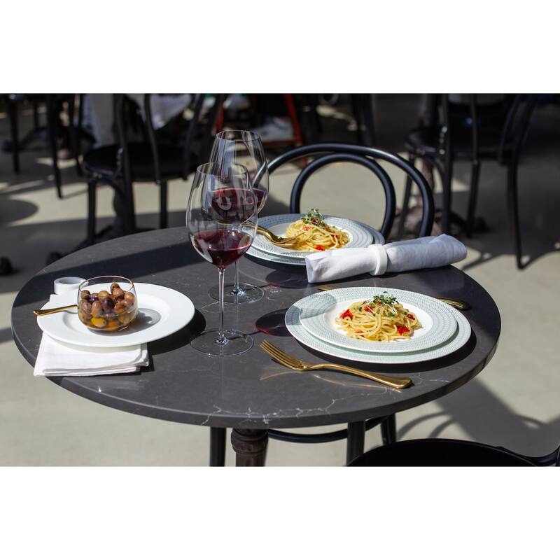 Fortessa Ornament Bone China, 10.75" Dinner Plate (Set of 4)