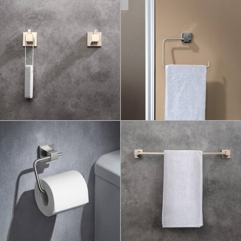 Cube 5-Piece Bathroom Hardware Set