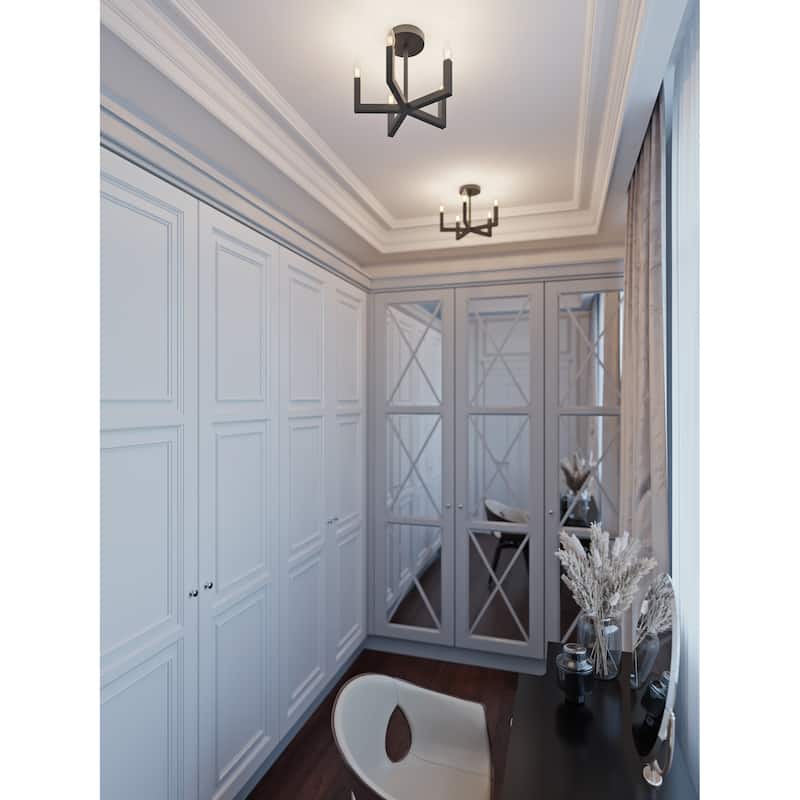 Grace 5 Light Semi-Flush