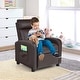 preview thumbnail 26 of 32, Gymax Kids Recliner Chair Adjustable Leather Sofa Armchair w/ Footrest