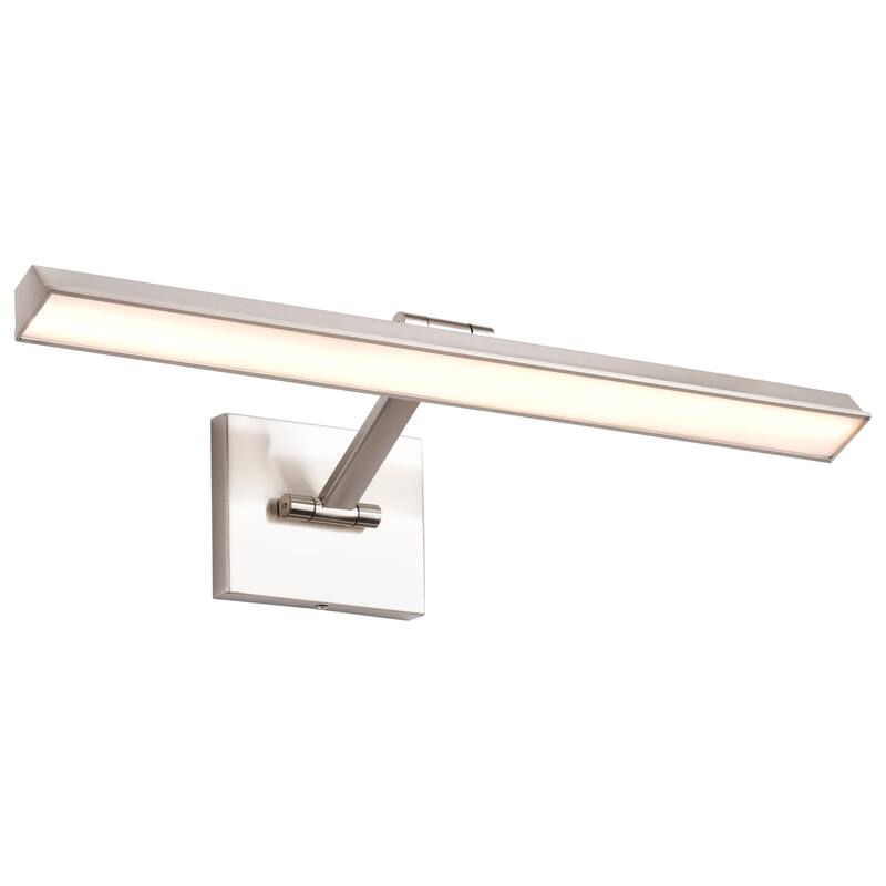 Hazel 2 Foot LED Picture Light 3 CCT Selectable Brushed Nickel Finish Acrylic Lens - Brushed Nickel