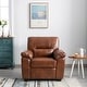 preview thumbnail 21 of 52, Morden Fort Upholstered Living Room Set chair , Loveseat,2 Pieces, Faux Leather