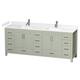 Option Light Green / White Cultured Marble Top / Brushed