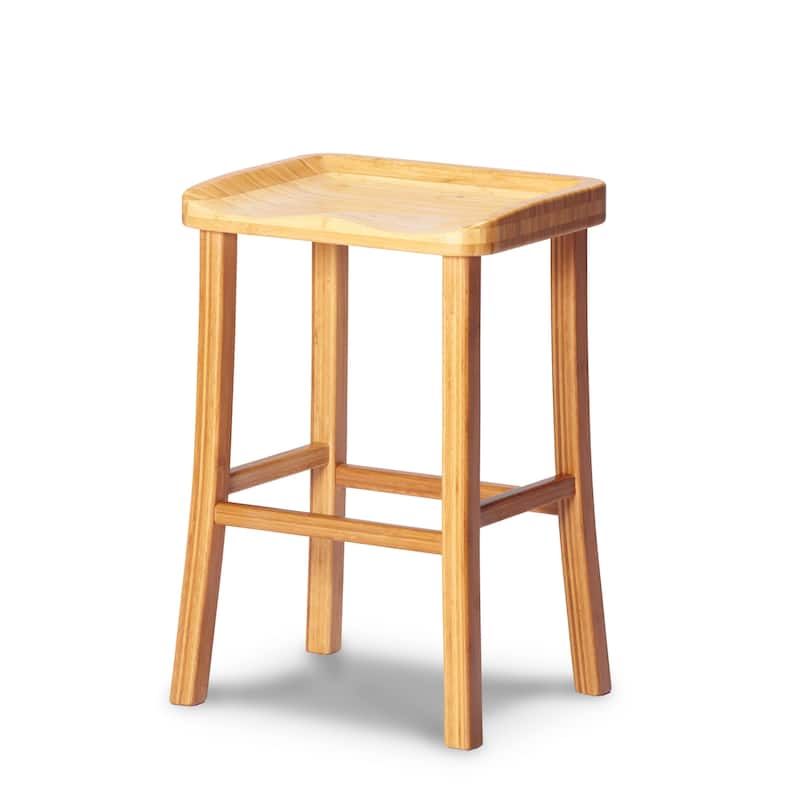 Greenington GC0602CS Tulip 26" Counter Height Stool, Caramelized, (Set of 2)