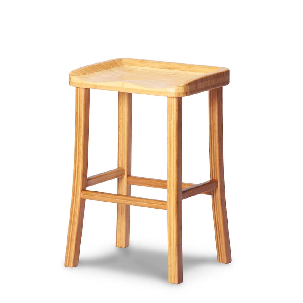 Greenington Tulip 30" Bar Height Stool, Caramelized, (Set of 2)