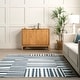 preview thumbnail 7 of 8, Nuloom Kelcey SuperiorWash Abstract Striped Machine Washable Area Rug