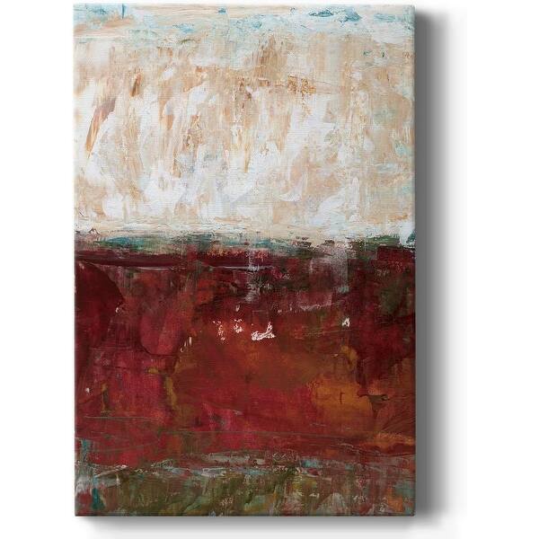 Red White August Horizon Modern Abstract Paintings - Bed Bath & Beyond ...