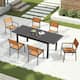 Option Black-Table&Brown-Chairs