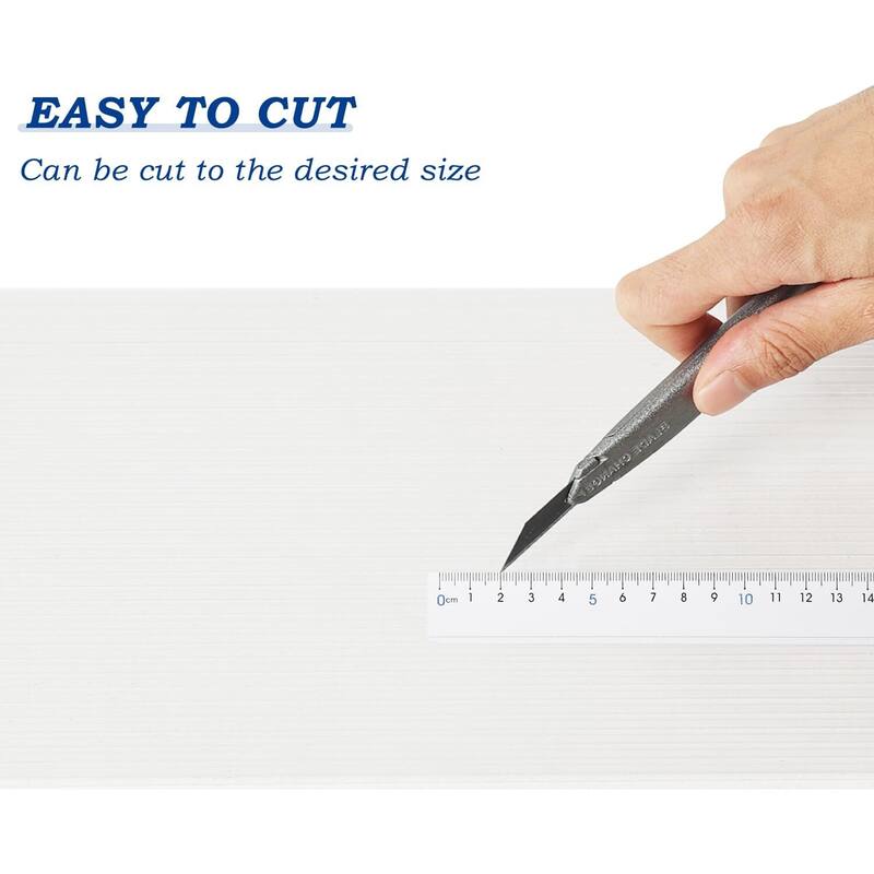 Aoodor 6-Pack Polycarbonate Panels, UV-Protected Waterproof Clear Sheets, Twin-Wall Design for Greenhouses and Gazebos