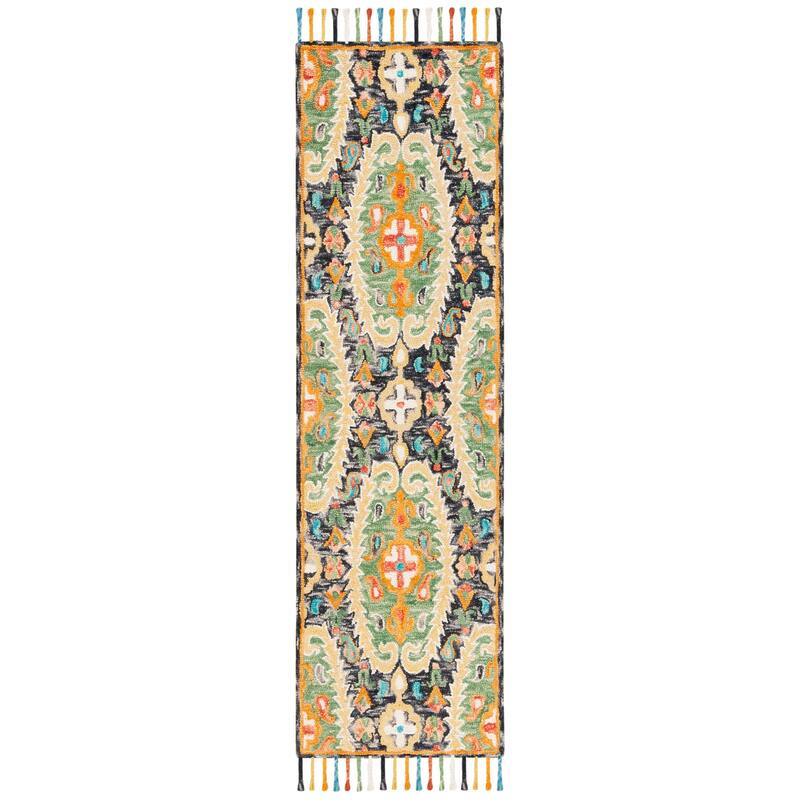 SAFAVIEH Handmade Blossom Hellevi Modern Floral Wool Rug