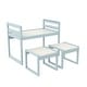 preview thumbnail 19 of 18, Max & Finn Signy Kids Table and 2 Chairs Set with Adjustable Heights, Pink/White
