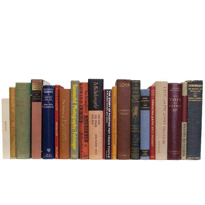 Books Decorative Accessories: Vintage Art: Subject By The Foot