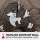 preview thumbnail 7 of 8, Haunted Hill Farm 20-In. Battery-Operated Natural Twig Wreath with LED Lights and Spooky Ghosts