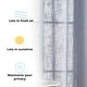 preview thumbnail 89 of 94, HLC.me Abbey Faux Linen Textured Semi Sheer Privacy Light Filtering Transparent Window Grommet Curtain Panels, Pair