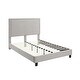 Picket House Furnishings Emery Upholstered Queen Platform Bed in Grey ...