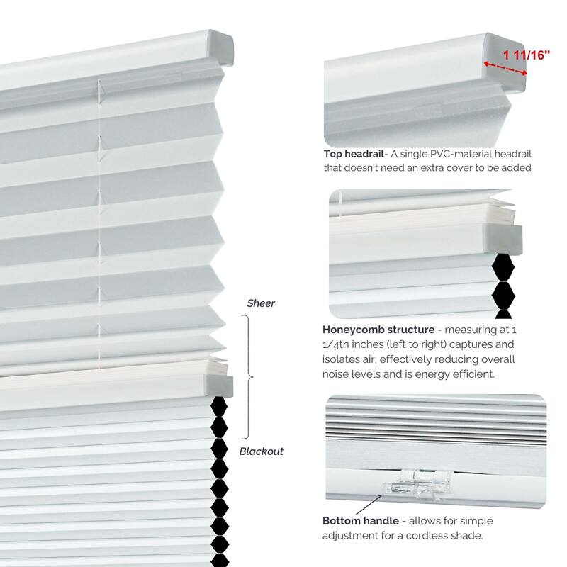 Linen Avenue Cordless Day/Night Cellular Shade