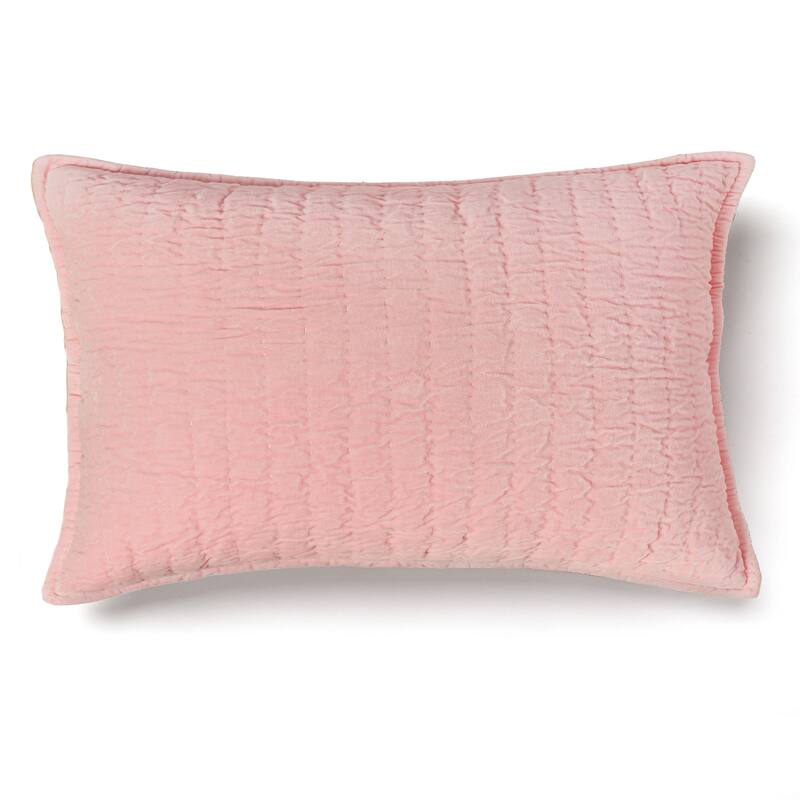 Ezra Cotton Shams - Pink - King