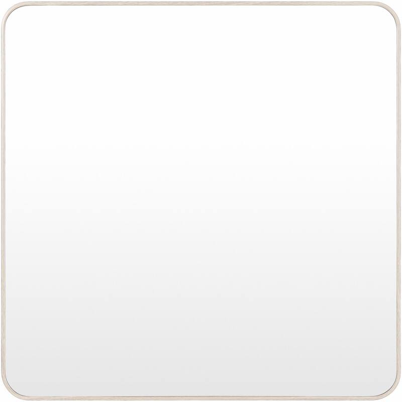 Livabliss Aranya Modern Aluminum Square Accent Mirror