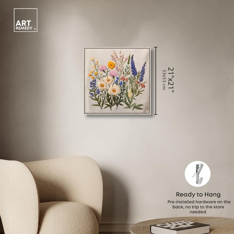 Needlepoint Prairie Posy Canvas by Art Remedy