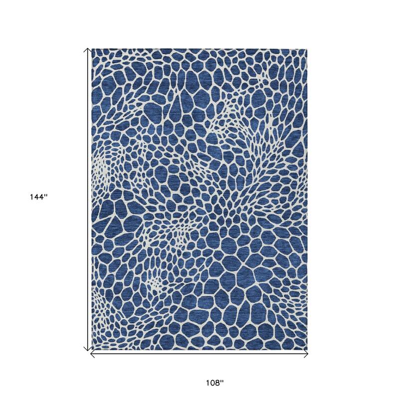HomeRoots Geometric Transitional Rectangle Outdoor Rug
