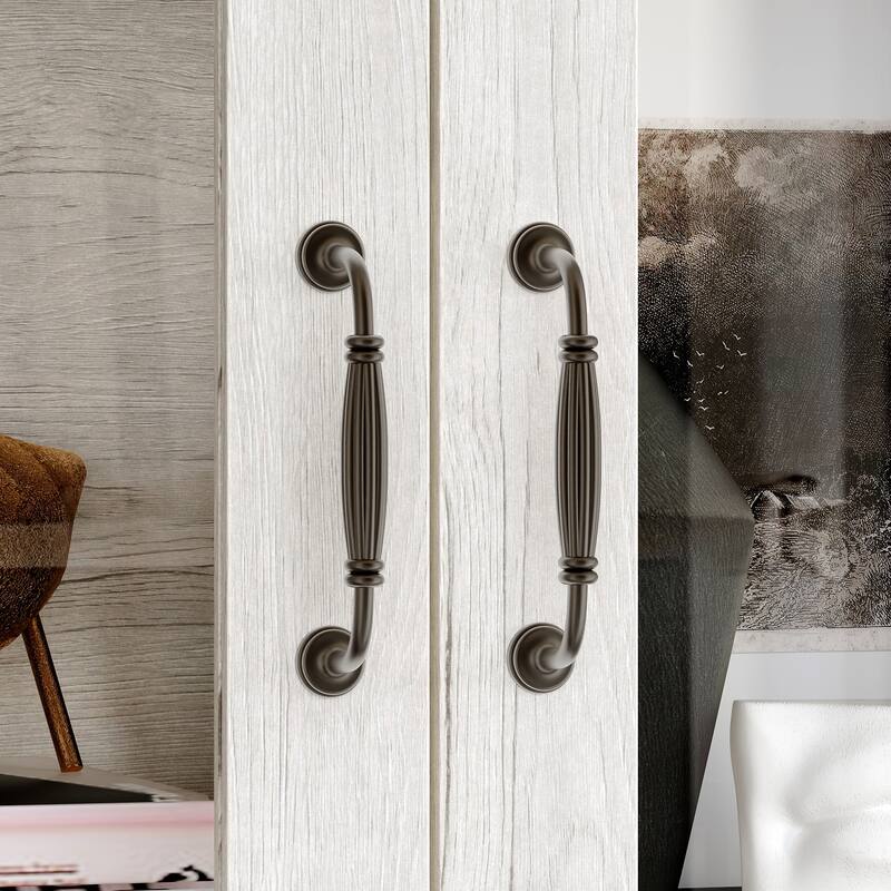 Bookcase Cabinet with Glass Doors and Drawers Multi-Purpose Storage Display Hutch for Living Room or Dining Room