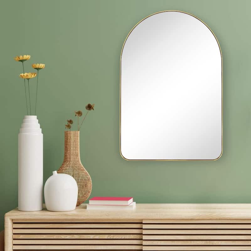TEHOME Lussia Arch Metal Wall Mirror