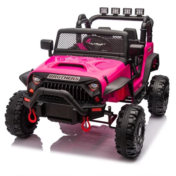 Christmas Gift 24V Ride-On Car for Kids, 400W Dual Motors, Remote